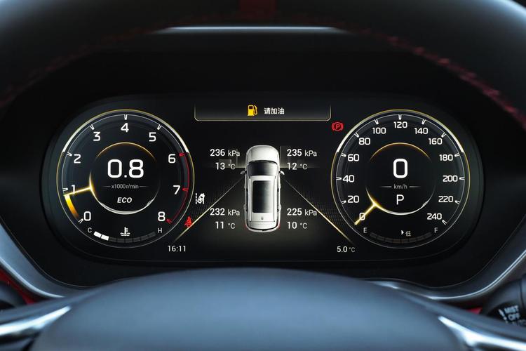 广汽传祺gs4仪表盘显示,广汽传祺gs4仪表盘显示eco